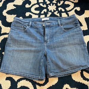 Loft jean shorts